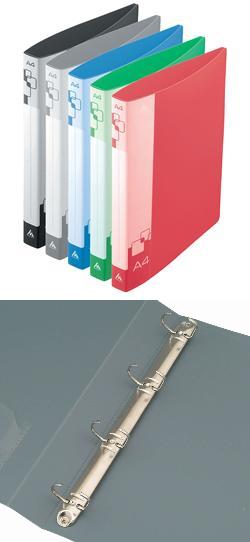 Папка с 4-мя кольцами 40мм d27мм (D-образн.) Синий