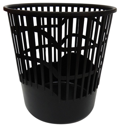 Корзина д/бумаг сетчатая 12л. черная