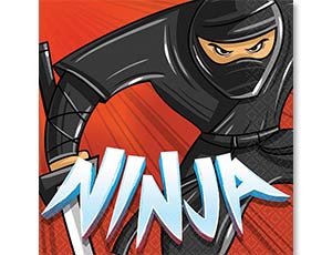 Салфетки  Ниндзя 25см 16шт/уп