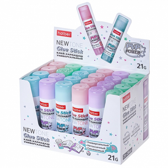 Клей-карандаш Хатбер Newtone 21г