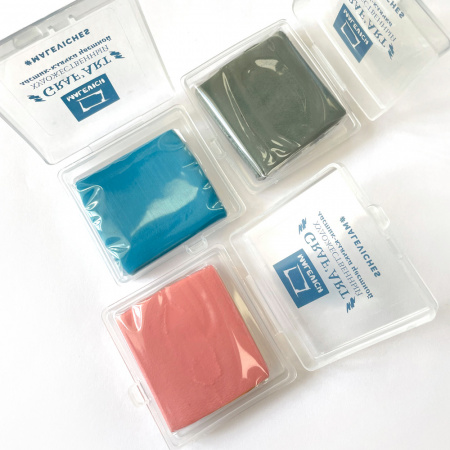 Ластик Клячка цветная, пластик. футляр