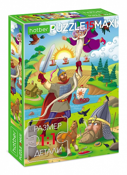 Пазлы 15 эл MAXI Русские сказки