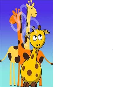 Алмазная мозаика 20*30см Семья жирафов