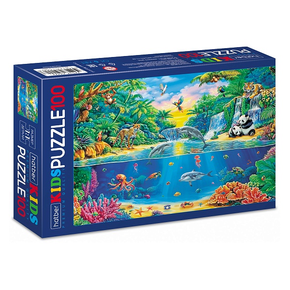 Пазлы 100 эл Путешествие в тропики