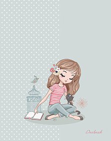 Дневник шк. 7БЦ/д. Девочка с книгой