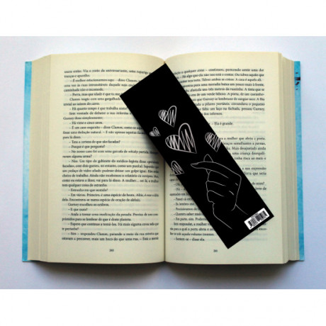 Закладка д/книг 18см Hearts