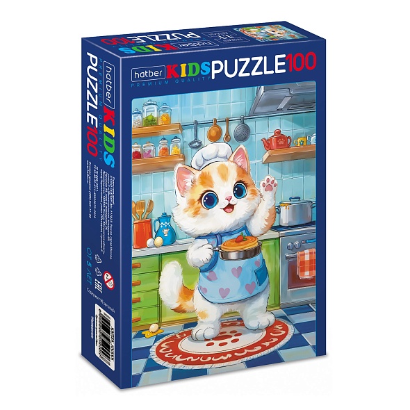 Пазлы 100 эл Пушистый поварёнок