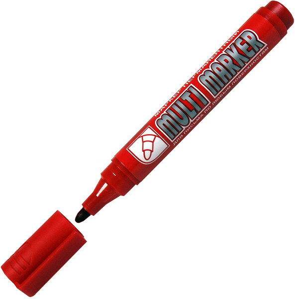 Маркер красный перманентный Multi marker