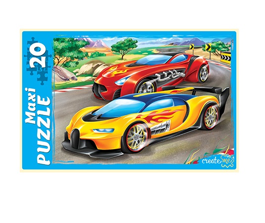 Пазлы 20 эл МАXI Супер гонки