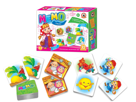 Игра настольная Мемо Сказки