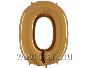 Шар возд. фольга цифра 40" 0 Gold