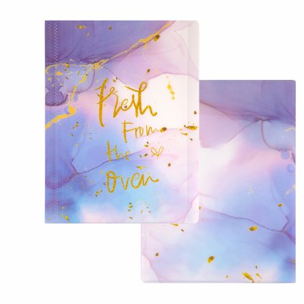 Папка 20 вклад Fresh Сиреневая мрамор