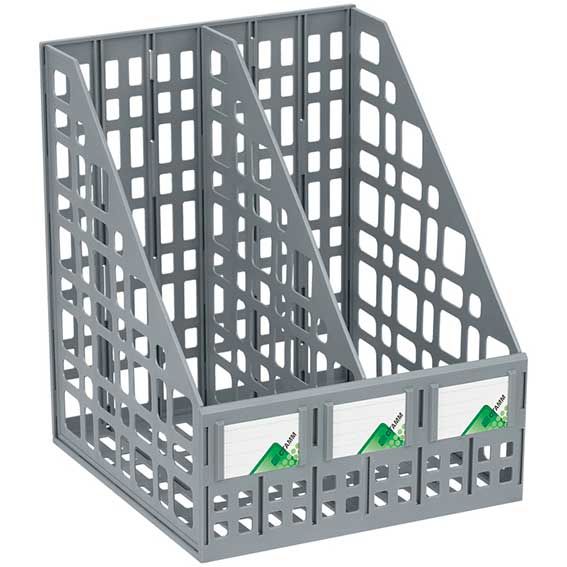 Лоток сборный вертик 2 отд. серый