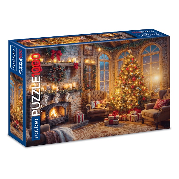 Пазлы 1000 эл Вечер у камина