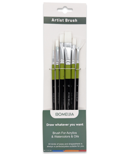 Кисти н-р нейлон  6 шт