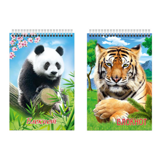 Блокнот/гребень  А6  48л Живой мир