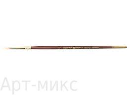 Кисть синтетика  № 0 (1,3мм)  Decola круглая