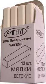 Мел белый  12шт/уп ^