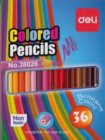 Карандаши Deli 36цв