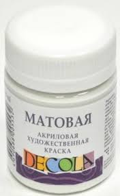 Акрил белая матовый Декола  50мл