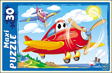 Пазлы 30 эл MAXI Гонки самолётов
