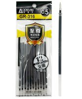 Стержень гель чёрный 130мм  0,5мм  DG-263