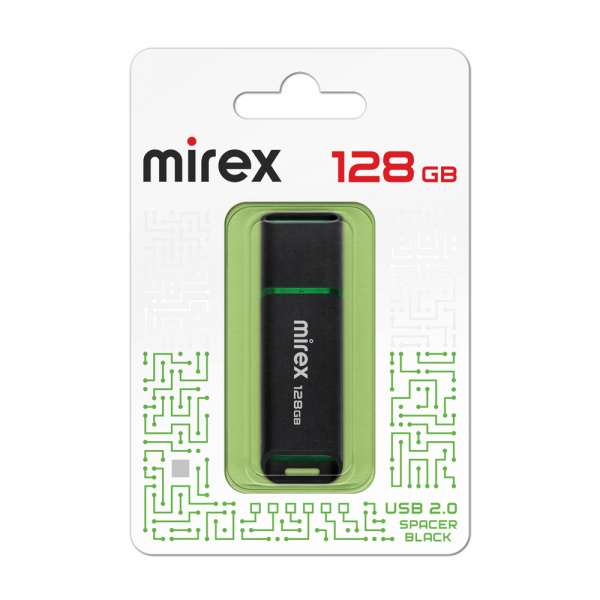 Флэшка128Gb Spacer чёрный