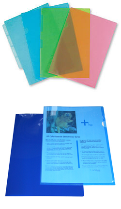 Папка уголок зеленый 0,18мм Люкс