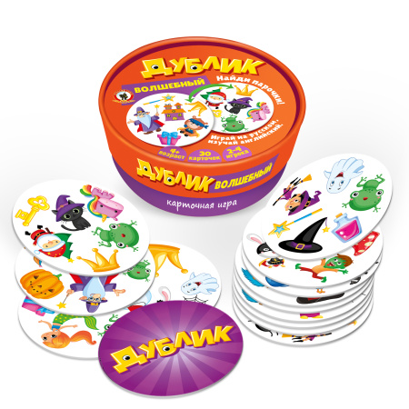Карты игра Дублик-круглик "Волшебный", 30 карточек