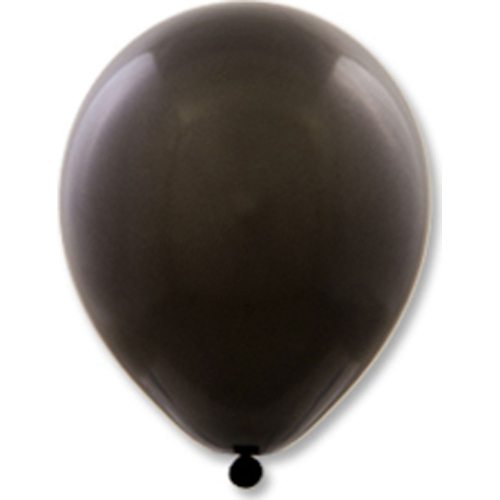 Шар возд Пастель 25см Черный (Е10")