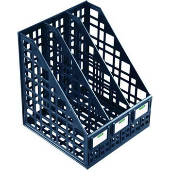 Лоток сборный вертик 3 отд. черный