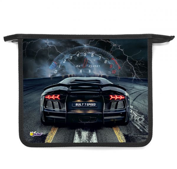 Папка д/тетр  А5  на молнии  Black energy