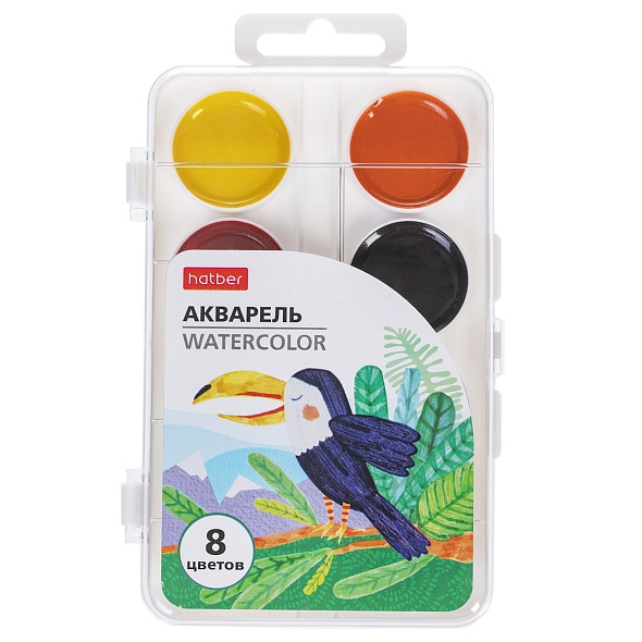 Краски акв. Колора Медовая  8цв.  б/к