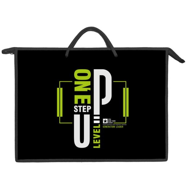 Папка с ручками А3  пластик Level up