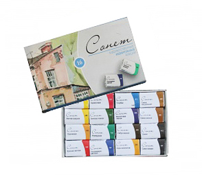 Краски худ.акв. 16цв. Сонет кюветы