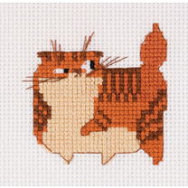 Набор для вышивания Кларт "Рыжий кот"  11*11см