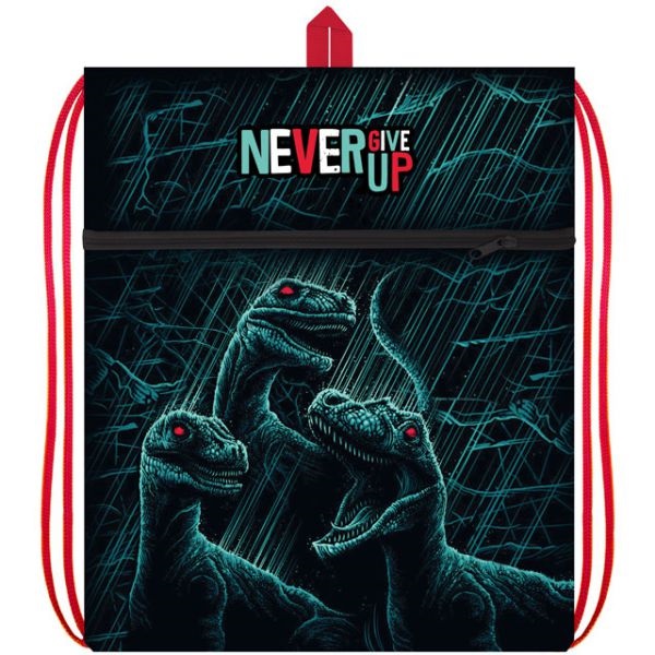 Мешок для обуви Три динозавра с карманом