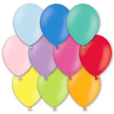 Шар возд Пастель 25см ассорти (10")