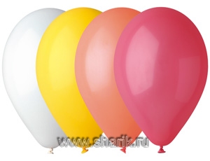 Шар возд Пастель 35см ассорти (14")