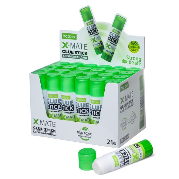 Клей-карандаш Хатбер X-Mate 21г