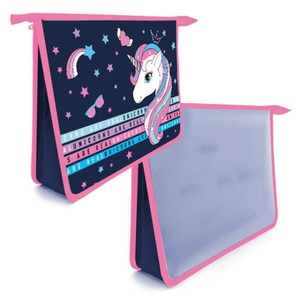 Папка д/труда А4 Единорожка в звездах