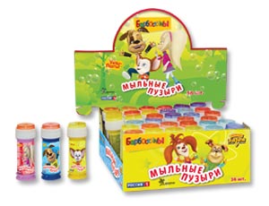 Мыльные пузыри  60 мл Барбоскины