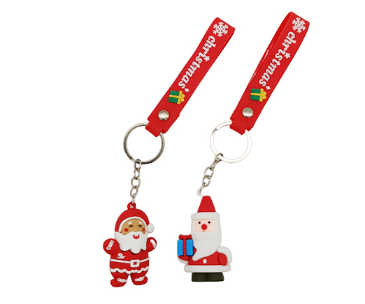 Брелок ПВХ Санта