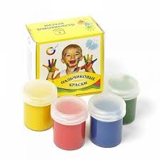 Краски пальчиковые  4цв 40мл