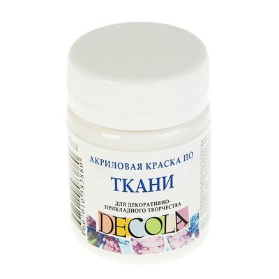 Акрил ткань белая Декола  50мл