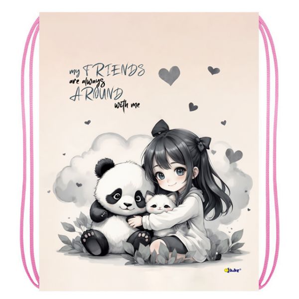 Мешок для обуви Аниме мои друзья, 330*420