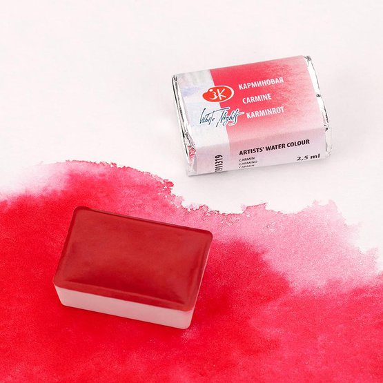 Акварель карминовая Белые ночи кюветы 2,5 мл