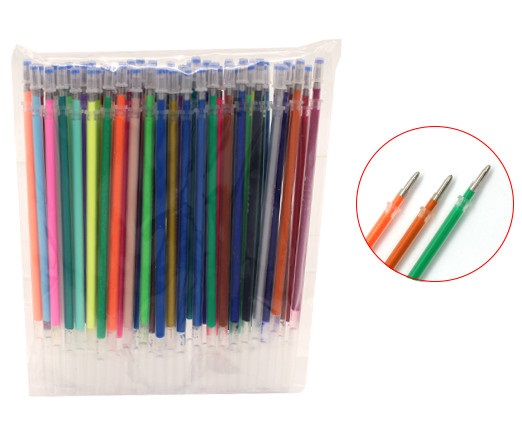 Стержень гель Ассорти 130мм, 0,5мм  60 цветов