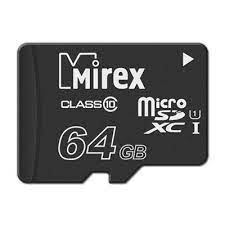 Карта памяти MicroSD 64Gb Class10 UHS-I