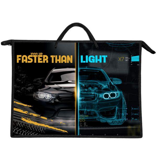 Папка с ручками А3  пластик Smart auto